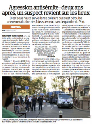 Le Parisien 94 du 15 septembre 2016