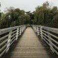 Passerelle avant le changement des planches