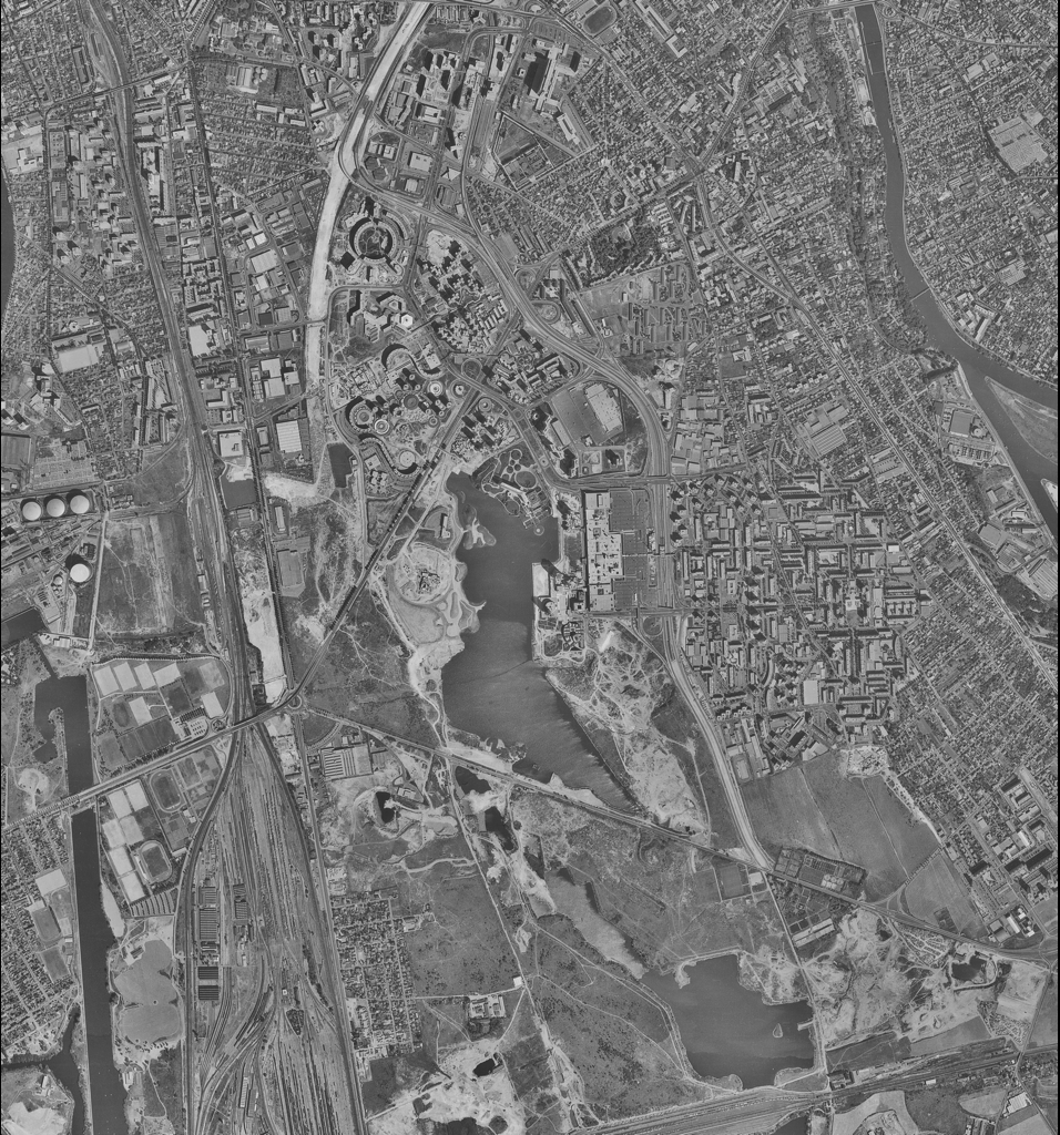 Photo aérienne 1976 - Données cartographiques © IGN - GÉO.VALDEMARNE.FR ©Données cartographiques © IGN - GÉO.VALDEMARNE.FR