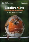 Affiche BiodiverCité - Exposition naturaliste - 2022