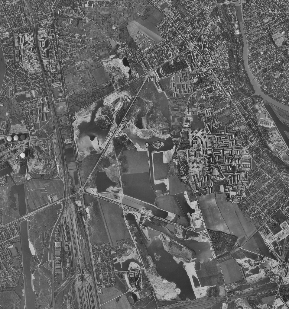 Photo aérienne 1965 - Données cartographiques © IGN - GÉO.VALDEMARNE.FR